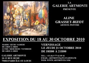 affiche ALGB expo artmonti